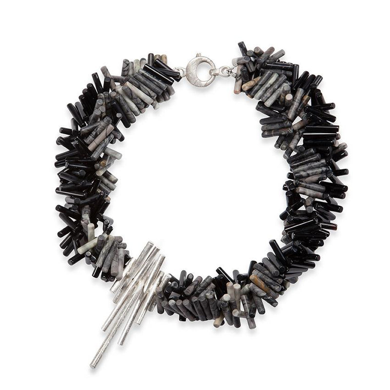 Rhapsody Onyx and Jasper Necklace